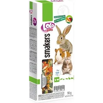 Krmivo pro hlodavce LOLO SMAKERS 2 klasy zeleninové pro hlodavce 90 g