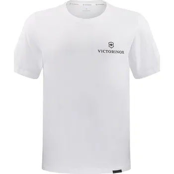 Oblečení a móda Tričko Victorinox Brand Collection Logo Graphic Tee L bílé