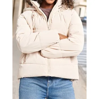 Sinsay - Bunda s kapucí - pastelová růžová - 719AS-03X - 719AS-03X-S-1