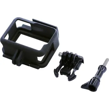 Digitální kamera Sada ochranný rám 5 x 4 x 2,5 cm pro GoPro Hero 5 6 7 Black Plastové pouzdro skeleton s rychloupínákem a šroubem