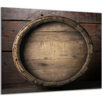 Obraz SKLENĚNÁ OCHRANNÁ DESKA NA SPORÁK 60x52 DŘEVO