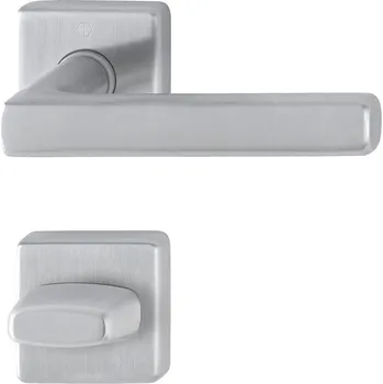 Dveřní kování Interiérové nerezové kliky na dveře DALLAS Rozeta WC