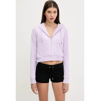 Dámská mikina Mikina Juicy Couture JCWA122001 fialová 04X, vel. M