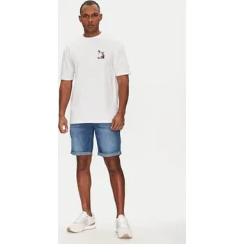 Pánské tričko Guess T-Shirt F5GI10 I3Z14 Bílá Oversize M