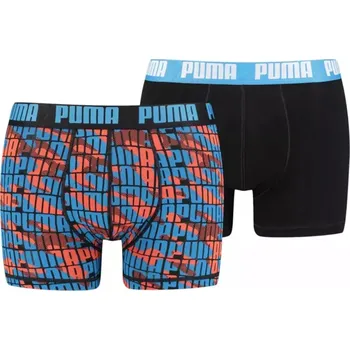 Boxerky Puma Cambo 701210978 Boxer 2 Pack černé/camo