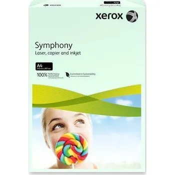 Papír pro tiskárny Xerografický papír barevný XEROX Symphony A4, 160g, 250ls - světle zelená