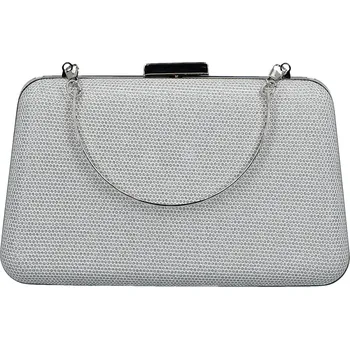 Kabelka Módní dámské psaníčko Michelle Moon Rixa, stříbrné