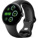 Google Pixel Watch 3 41mm barva Matte Black Case / Obsidian Active Band