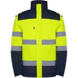 Pánská reflexní bunda Epsylon, námořnická modrá/svítivě žlutá, Velikost 3XL