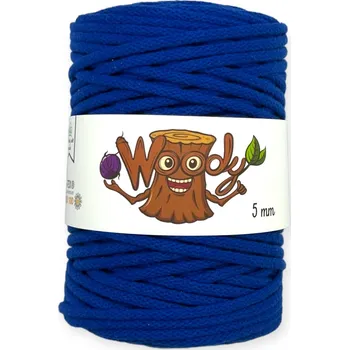 Příze Woody 5 mm – Tmavě modrá (100m)