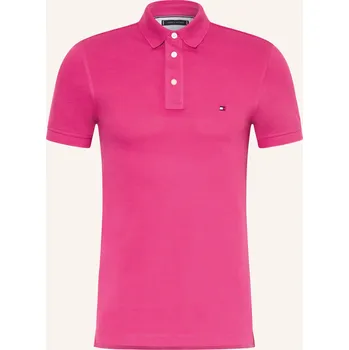 Pánská móda Tommy Hilfiger Pánská Polokošile Z Piké Slim Fit, růžová, M