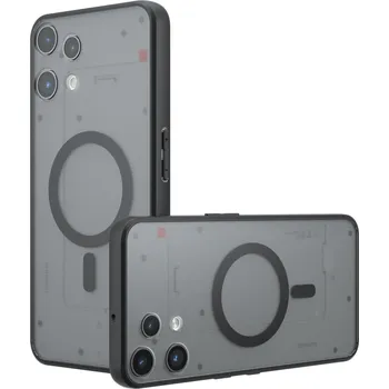 Pouzdro na mobilní telefon Techsuit – PureFrost MagSafe – Nothing Phone (3a) Lite – Frosted Black