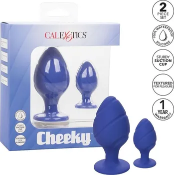 Anální kolík CALIFORNIA EXOTICS CALEX CHEEKY DO ZADKUKOLÍK - Barva: FIALOVÁ