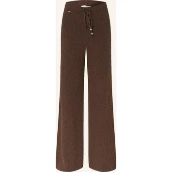 Lezu Dámské Pletené Kalhoty Tilda, tmavě hnědá, 36