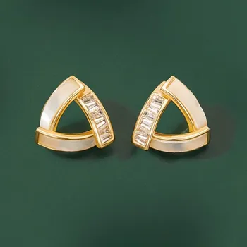 Náušnice JAY Náušnice se zirkony Matilde JAY-0011-EH-12667 Zlatá