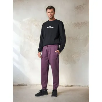 Pánské kalhoty Sinsay - Kalhoty comfort fit - světle fialová - 0788Z-34X - 0788Z-34X-XXL