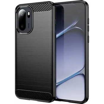 Pouzdro na mobilní telefon Techsuit - karbonový silikon - OnePlus 15R - černá