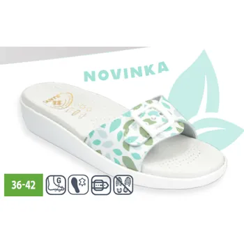 Dámská zdravotní obuv SANTÉ SI/03D LÍSTKY zdravotní pantofel , bílá - 37