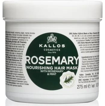 Vlasová regenerace Kallos KJMN Professional Rosemary maska na vlasy 275 ml