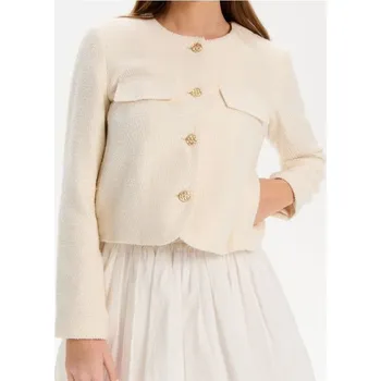 Sinsay - Blejzr - krémová - 279EN-01X - 279EN-01X-XXS