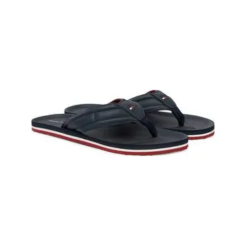 Pánské žabky Žabky Tommy Hilfiger Hilfiger Padded Beach Sandal FM0FM05801 Tmavomodrá 46