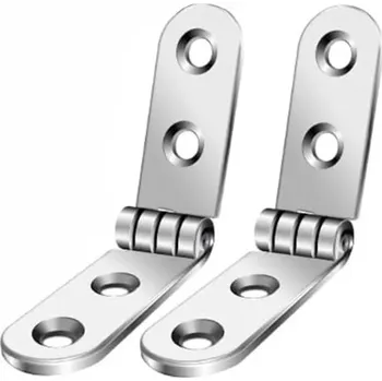 Skládací kovový pant 180° 65 mm 2 ks nábytkový závěs pro dvířka a skříňky