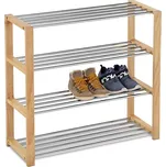 Botník 4 police přírodní 83168-14 NAT