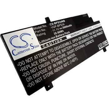 Baterie k notebooku Baterie Cameron Sino CS-BPS34NB pro Sony SVF15A1A4E - neoriginální