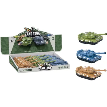 autíčko Wiky Tank 15 cm Barvy: hnědá