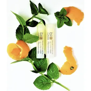 Péče o rty Biorythme Balzám na rty s chia olejem • Mandarinka 4,8 ml