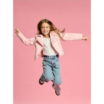 Sinsay - Bunda biker - pastelová růžová - 809DT-03X - 809DT-03X-134