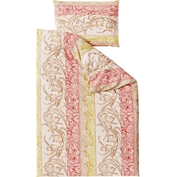 Povlečení TEXTILOMANIE Bavlněné povlečení SUMMER DREAM BROWN krémové 70 × 90 cm / 140 × 200 cm