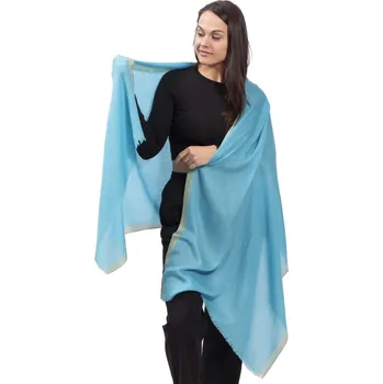 Šála Pashmina JIVAN / tyrkysová