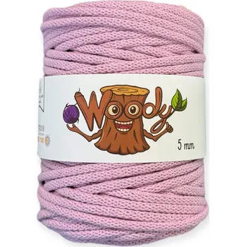 Příze Woody 5 mm – Prachově růžová (100m)