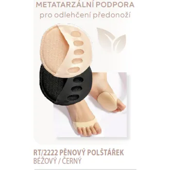 Vložka do bot SANTÉ RT/2222 PĚNOVÝ POLŠTÁŘEK, černá