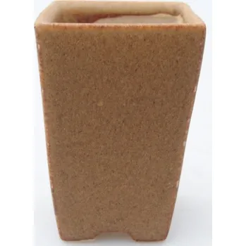 Květináč Mini bonsai miska 3,5 x 3,5 x 5 cm hnědá