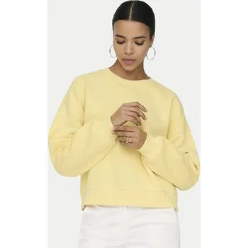 Dámská mikina ONLY Mikina Best 15338727 Žlutá Regular Fit M