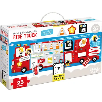 Puzzle Hasičské auto puzzle 2+ | Banana Panda