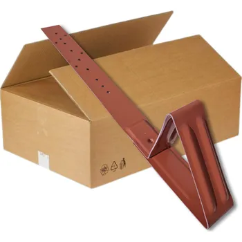 Střecha PRODOMOS line Protisněhový hák A400 pro střešní šindele RAL 8012 červenohnědá 100 ks | cena za ks