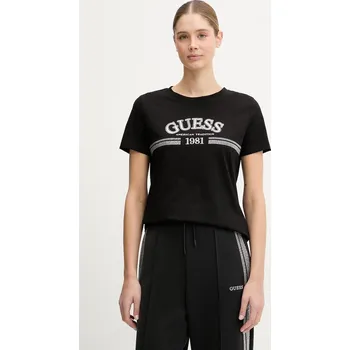 Pánské tričko Bavlněné tričko Guess ALDA V6RI16.I3Z14 černá 99X, vel. XL