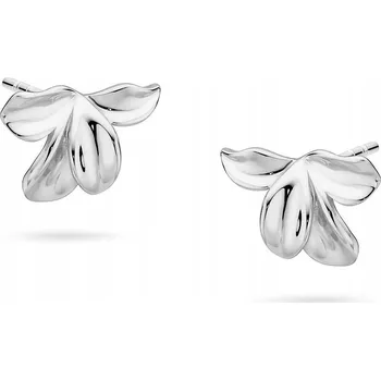 Náušnice STŘÍBRNÉ Dámské NÁUŠNICE ryzost 925 Lístky Lotosu