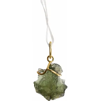 Přívěsek Zlatý přívěsek s vltavínem P25 0069