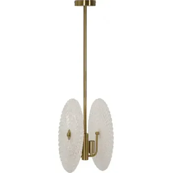 Závěsný lustr Glass 80 cm zlatý