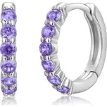 Olivie Kroužkové náušnice FIALKA 9638 Ag 925; ≤2,0 g.