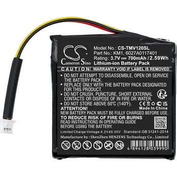 Baterie Cameron Sino CS-TMV120SL pro TomTom Via 120 - neoriginální