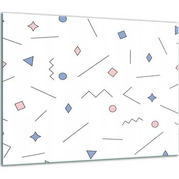 Obraz SKLENĚNÁ OCHRANNÁ DESKA NA SPORÁK 60x52 BÍLÁ