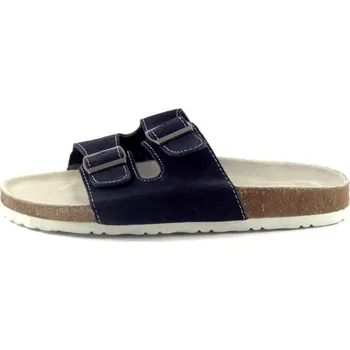 Dámské pantofle Nazouvák Ribos modrý zdravotní, velikost 45