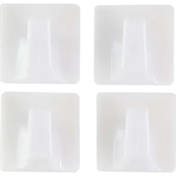 Věšák Toro Plastový samolepící háček 3 x 3 x 2 cm 4 ks
