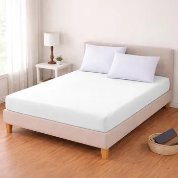 Prostěradlo Luxusní napínací mako-jersey prostěradlo s lycrou DELUXE Collection 200x220cm / 30cm elastické, bílé