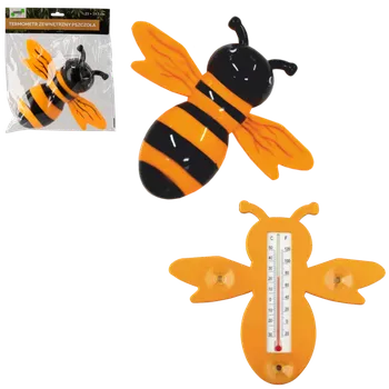 Domácí teploměr VENKOVNÍ TEPLOMĚR BEE 23 x 19,5 CM balení = 12 ks *5786